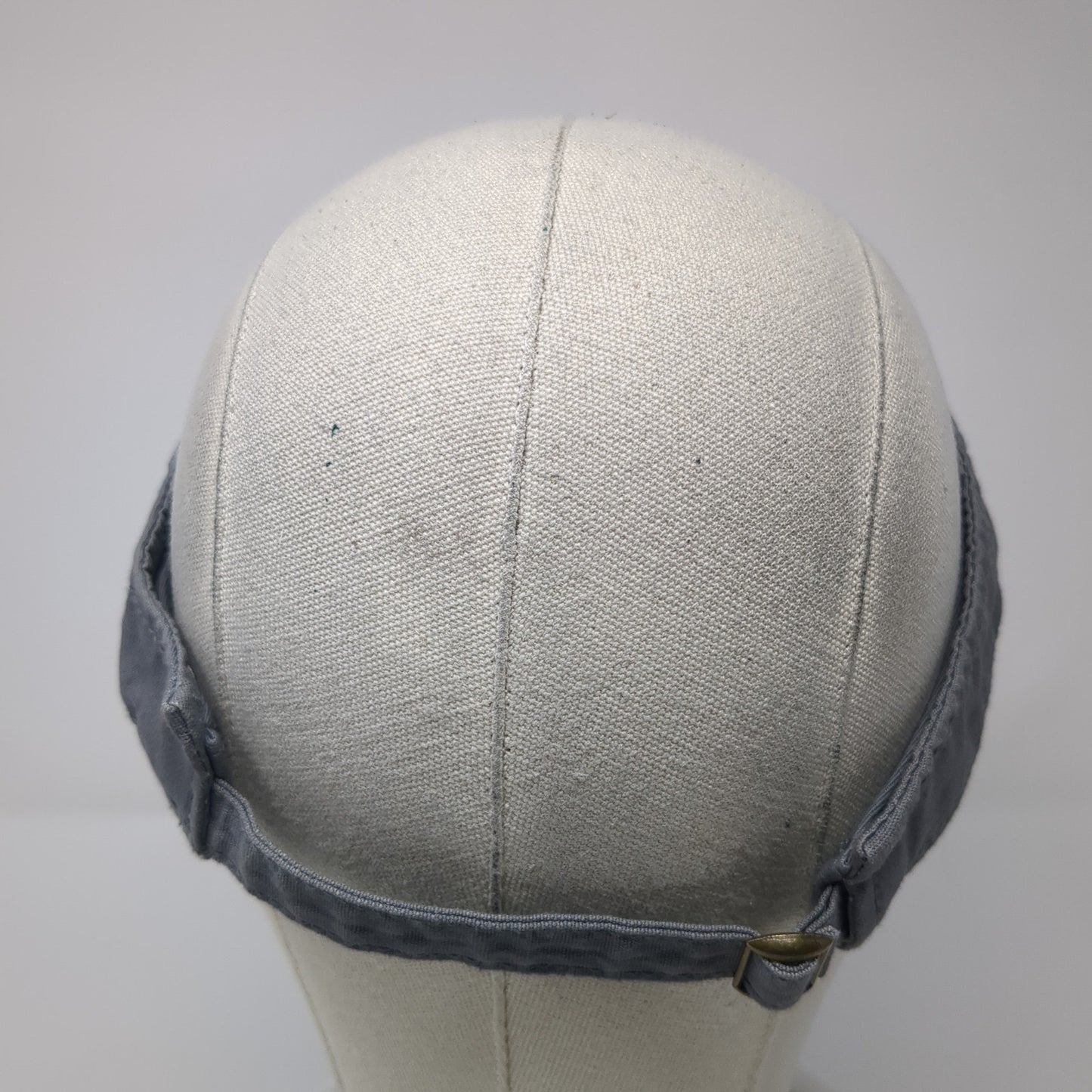 Unbranded Slideback Sun Visor Hat Gray One Size Adjustable Solid Blank