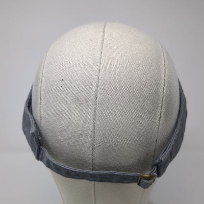 Unbranded Slideback Sun Visor Hat Gray One Size Adjustable Solid Blank