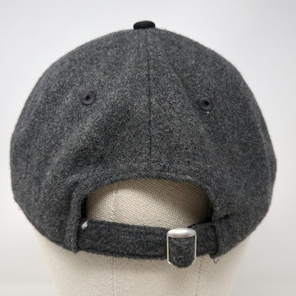 New Era Baseball Cap Gray Black One Size Intuit Wool Slideback Hat