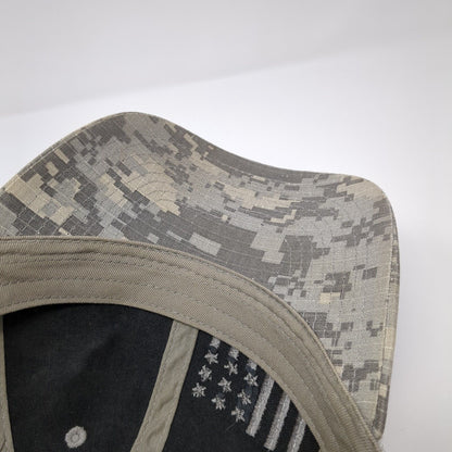 USA Flag Snapback Trucker Hat Camouflage One Size Adjustable Patriotic Mesh Back