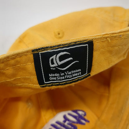 Outdoor Cap Williams Baseball Cap Yellow OSFM Script Embroidered Slideback Hat
