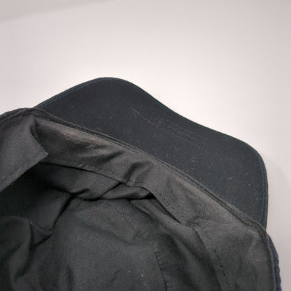 Bongo Cadet Army Cap Black One Size Stretch Embellished Rhinestone Cotton