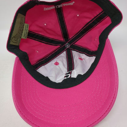 Ducks Unlimited Baseball Cap Pink One Size Embroidered Logo Strapback Hat