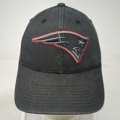 New England Patriots NFL Team Apparel Cap Gray Red Black OS Embroidered Logo Hat