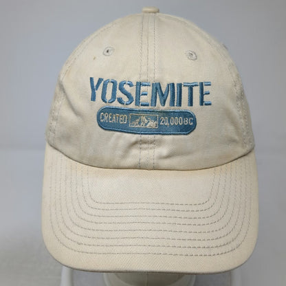Yosemite National Park Mountain Beige One Size Slideback Baseball Cap Hat