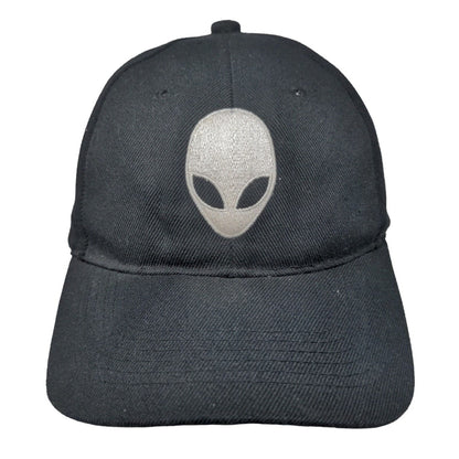 Alienware.com Strapback Hat Black OSFM Adjustable Embroidered 6 Panel