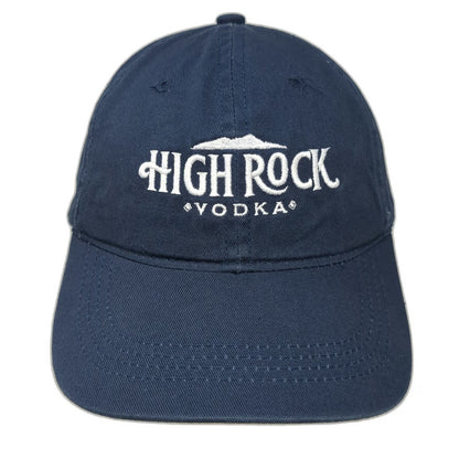 Outdoor Cap Baseball Blue One Size High Rock Vodka Embroidered Slideback Hat
