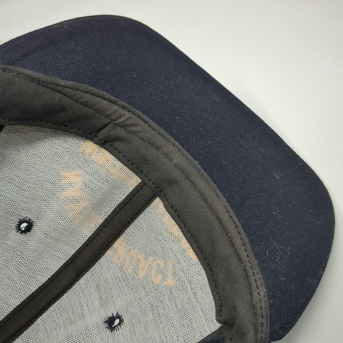 Blue Snapback Hat M NAVSECGRUACT Winter Harbor Naval Security Group Vintage