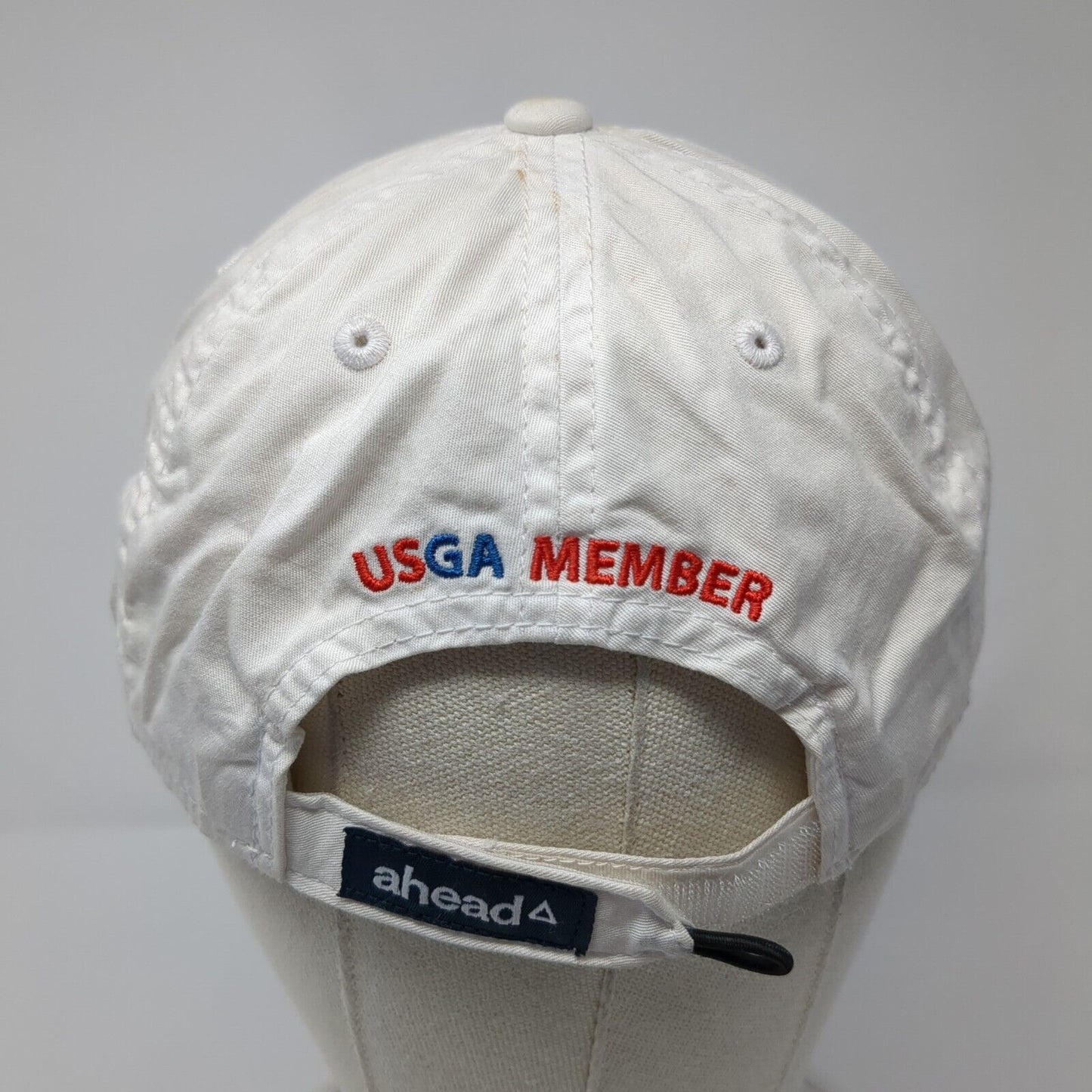 124th US Open Pinehurst Strapback Hat White One Size Classic Fit Ahead