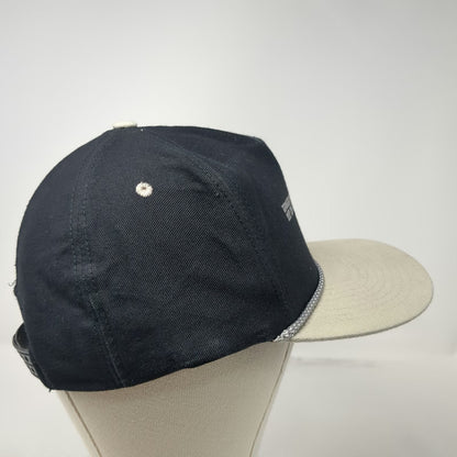 Mohr's 5 Panel Black One Size AG-WEST Distributing Company Rope Snapback Hat