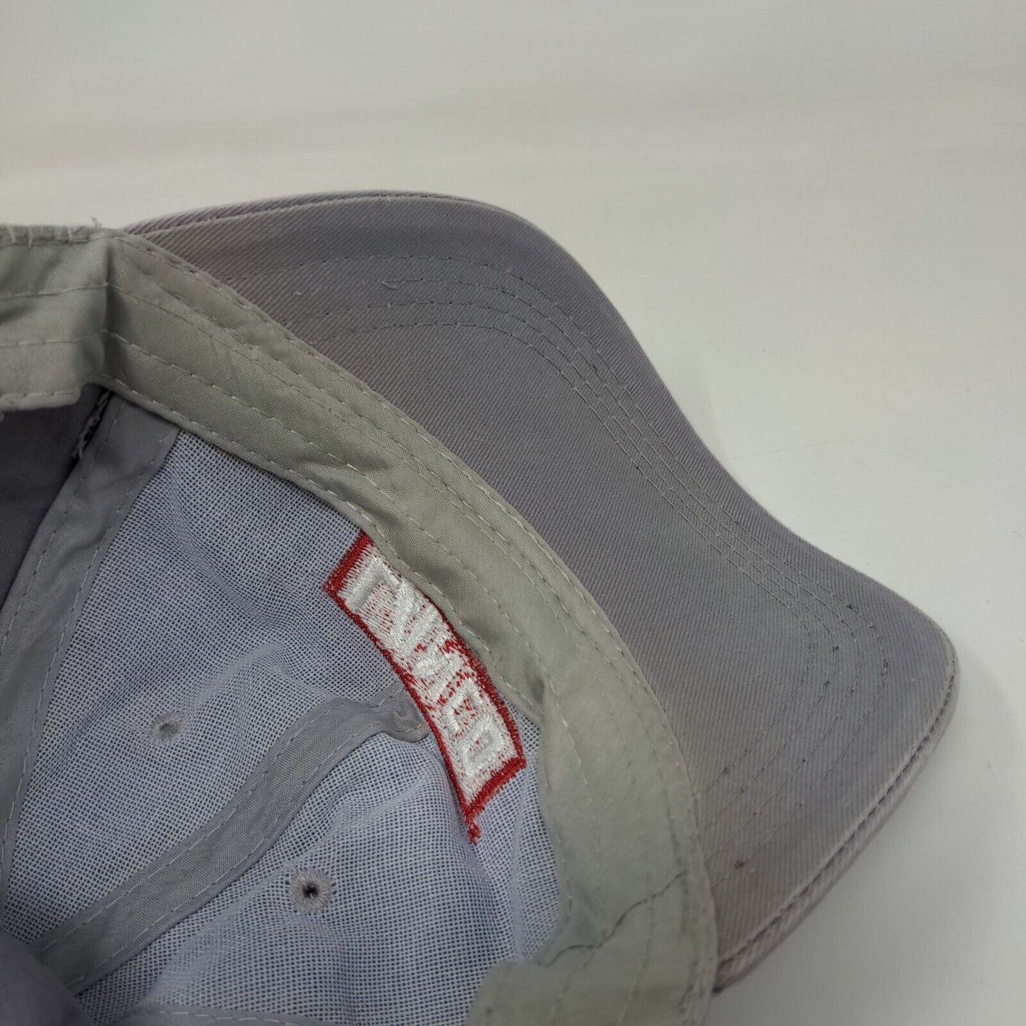 Lanco Strapback Hat Gray One Size Adjustable Embroidered 6 Panel