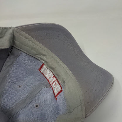 Lanco Strapback Hat Gray One Size Adjustable Embroidered 6 Panel
