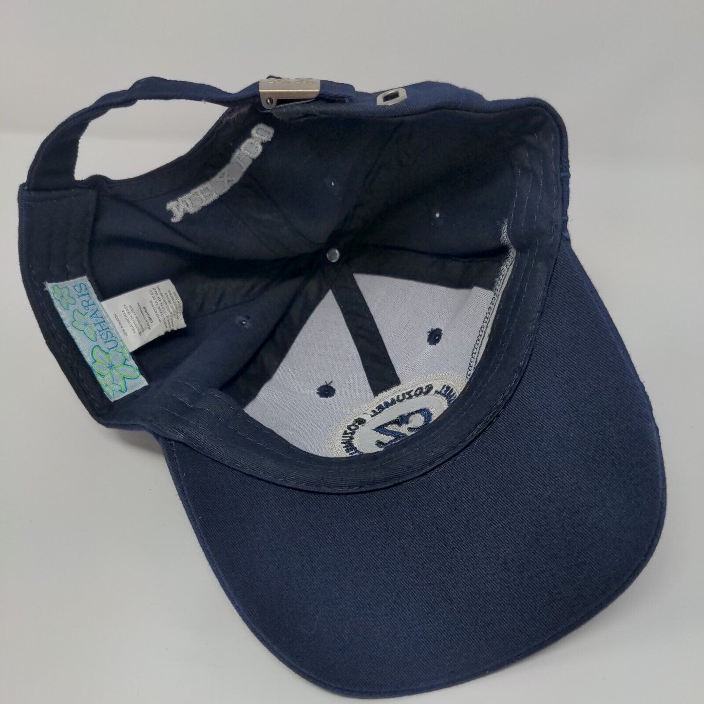 CZ Cozumel Mexico Slideback Hat Blue One Size Adjustable Embroidered Usha Ris