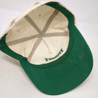 K-Products Thimet Lock 'n Load 5 Panel Hat White Green One Size Vintage USA
