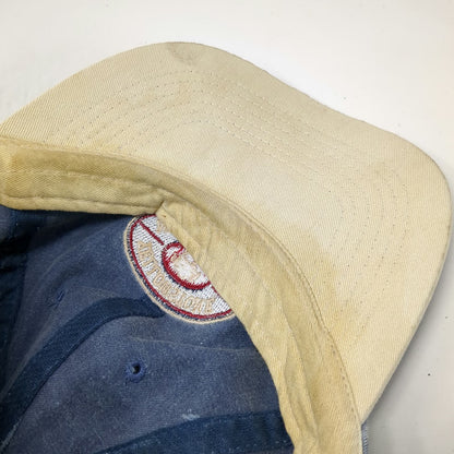 Blue Yellowstone National Park Bison Patch Baseball Cap One Size Strapback Hat