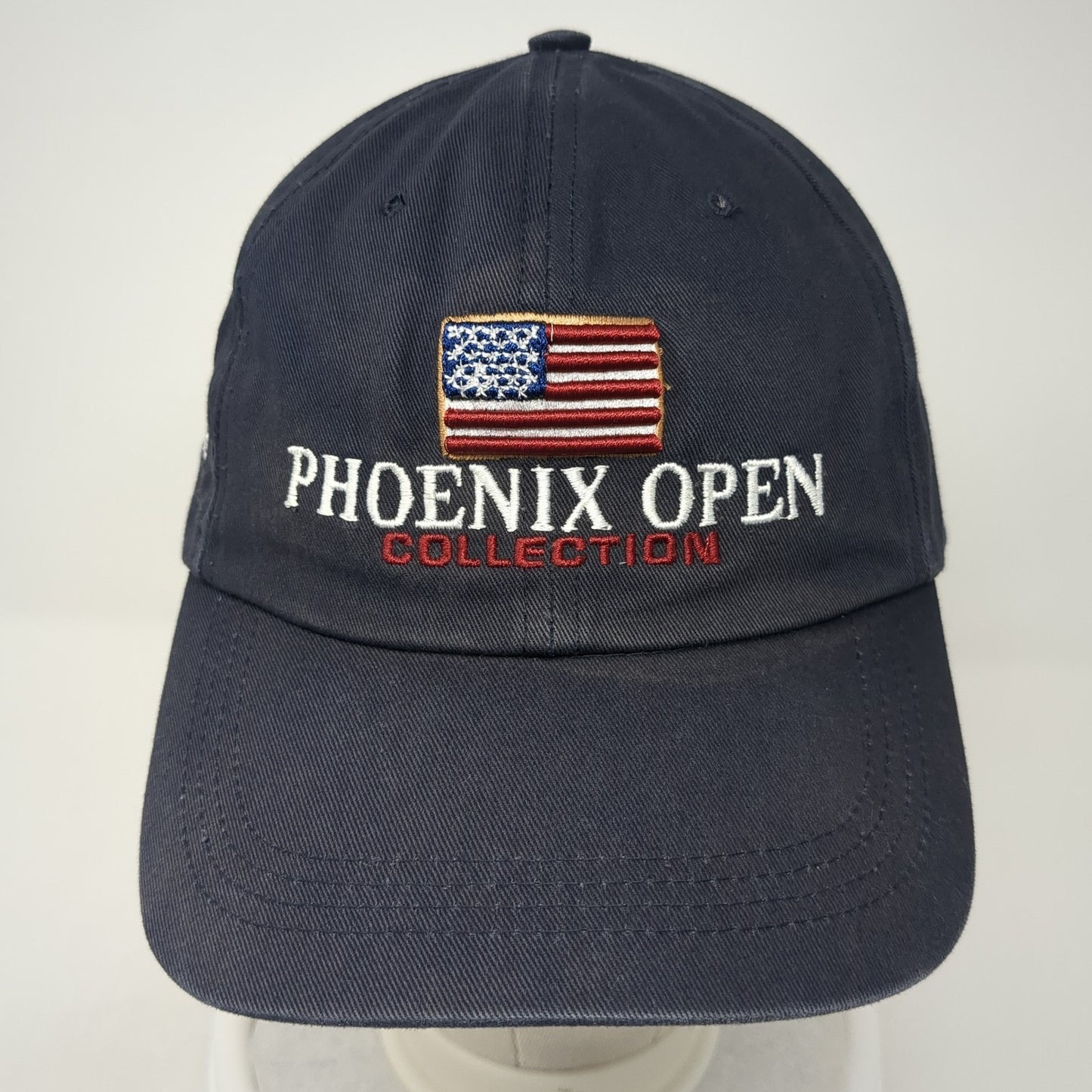 Phoenix Open Collection Slideback Hat Blue One Size Ahead USA Flag
