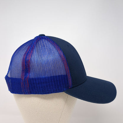 Da Shootz! Snapback Mesh Back Trucker Hat Blue One Size Adjustable