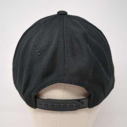 Sheep Snapback Hat Black One Size Adjustable Embroidered The Classics Yupoong