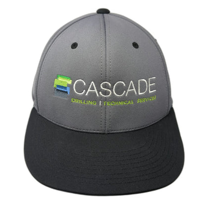 Richardson Baseball Cap Gray XL Black Flexfit Cascade Drilling Technical Hat