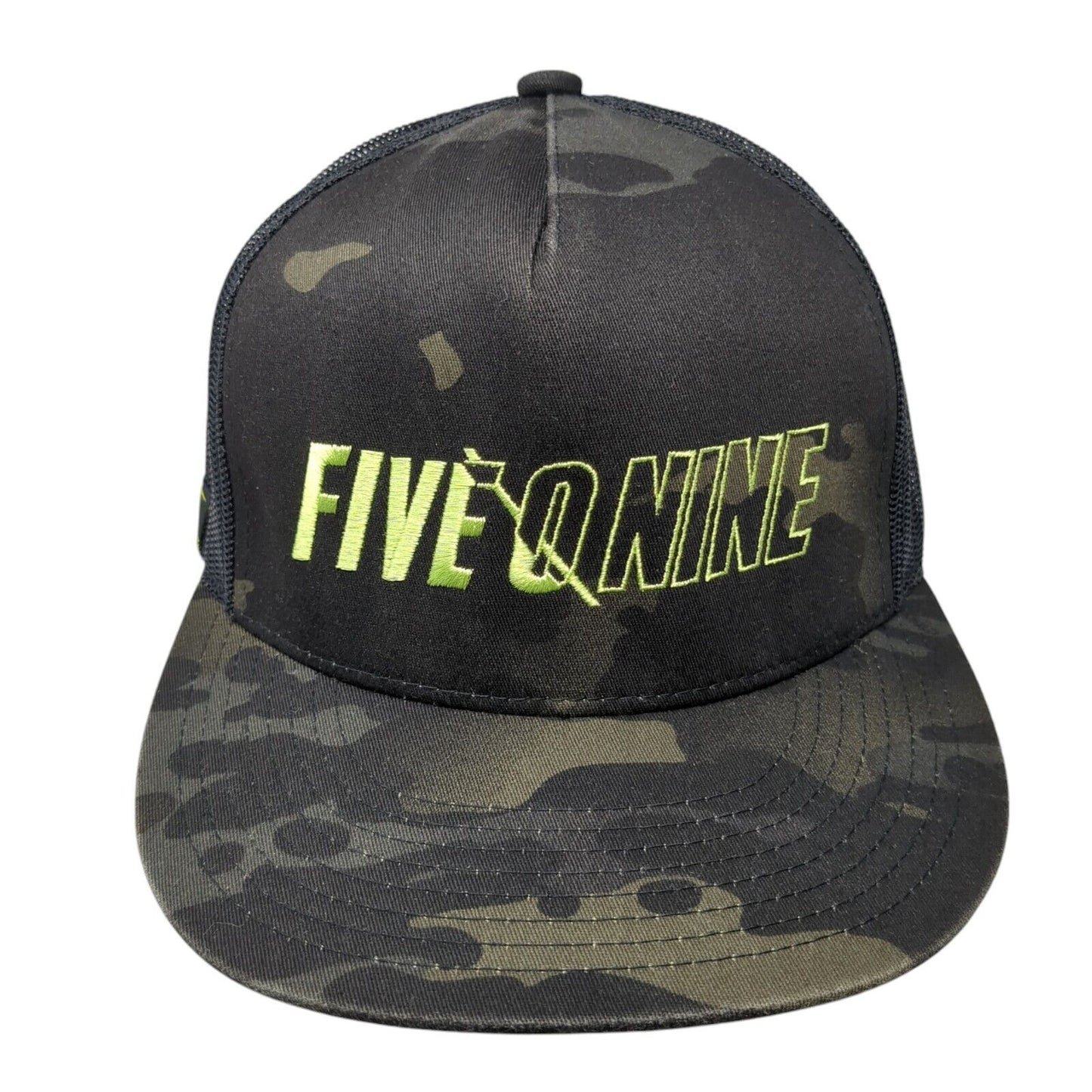 Five O Nine Snapback Mesh Back Trucker Hat Camo One Size Adjustable