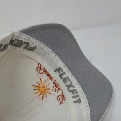 Danza del Sol Winery Fitted Hat White One Size Embroidered Flexfit