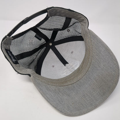 BV CO 1972 Snapback Mesh Back Trucker Hat Gray One Size Adjustable