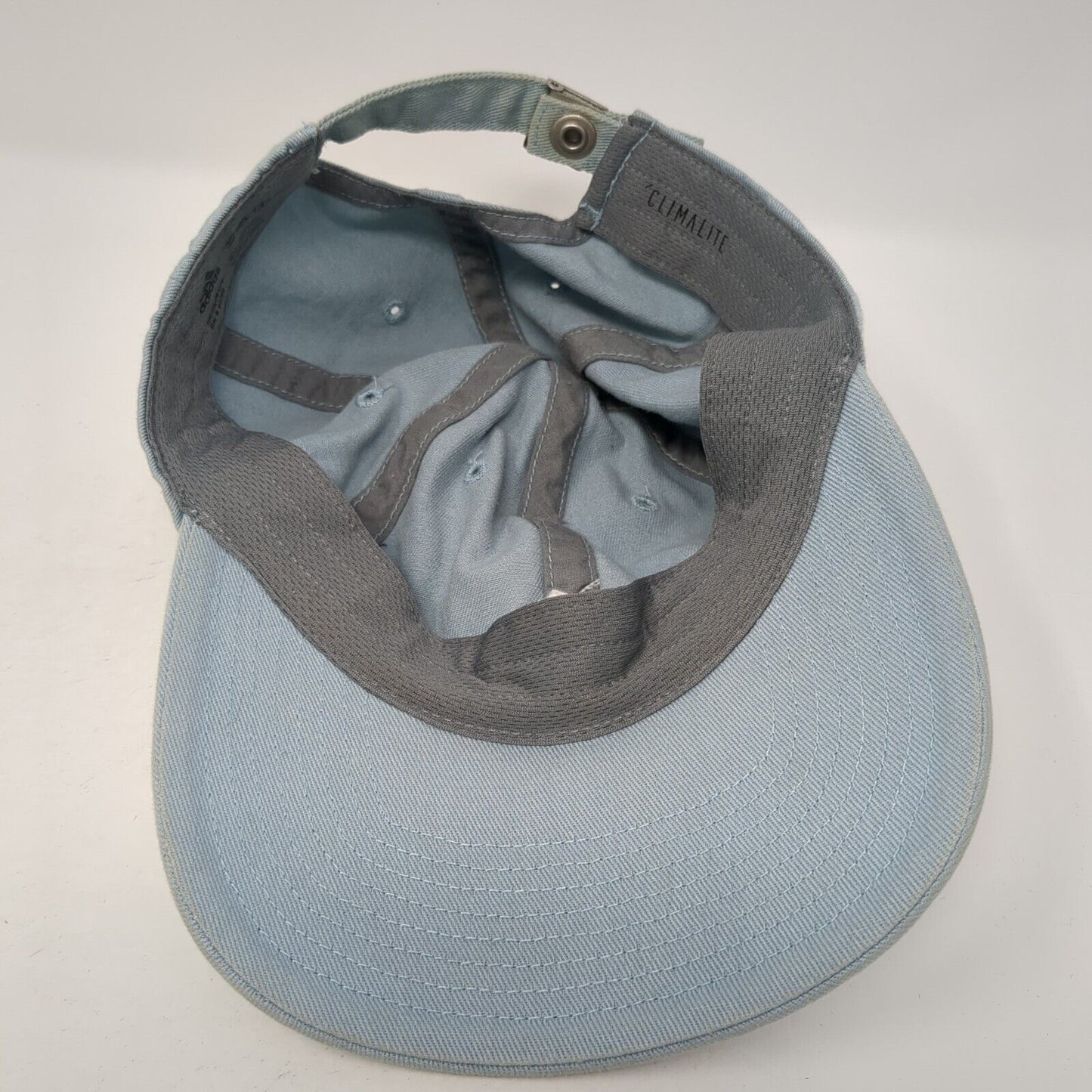 Adidas 3 Stripes Slideback Hat Blue One Size Embroidered Climalite