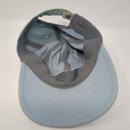 Adidas 3 Stripes Slideback Hat Blue One Size Embroidered Climalite