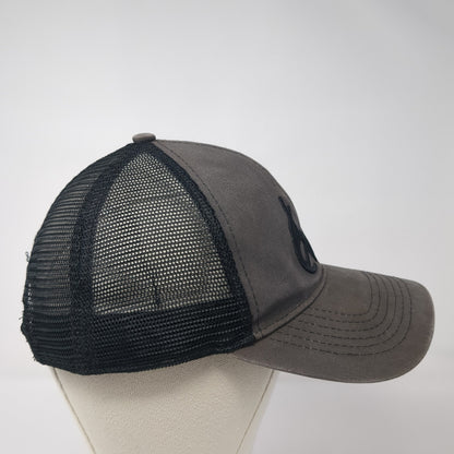 Realtree Outfitters sdnapback Trucker Hat Gray One Size Adjustable Mesh Back