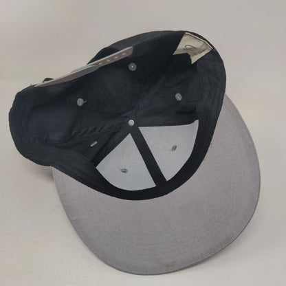 Infinity Snapback Hat Black OSFM Adjustable Colorblock 6 Panel Blank