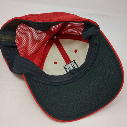Nike Baseball Cap Red M Tiger Woods TW Logo Vapor RZN Mesh Back Golf Hat