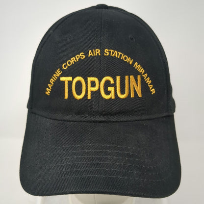 Otto Baseball Cap Black One Size Strapback MCAS Miramar Top Gun CenturyLink Hat