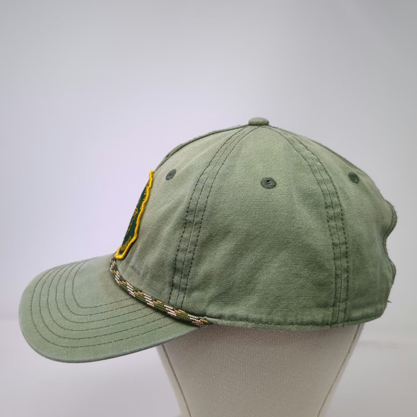 Mad Engine 5 Panel Green One Size Smokey Bear Wildfire Prevention Snapback Hat