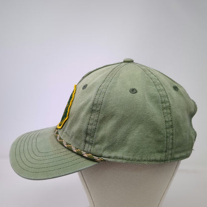 Mad Engine 5 Panel Green One Size Smokey Bear Wildfire Prevention Snapback Hat
