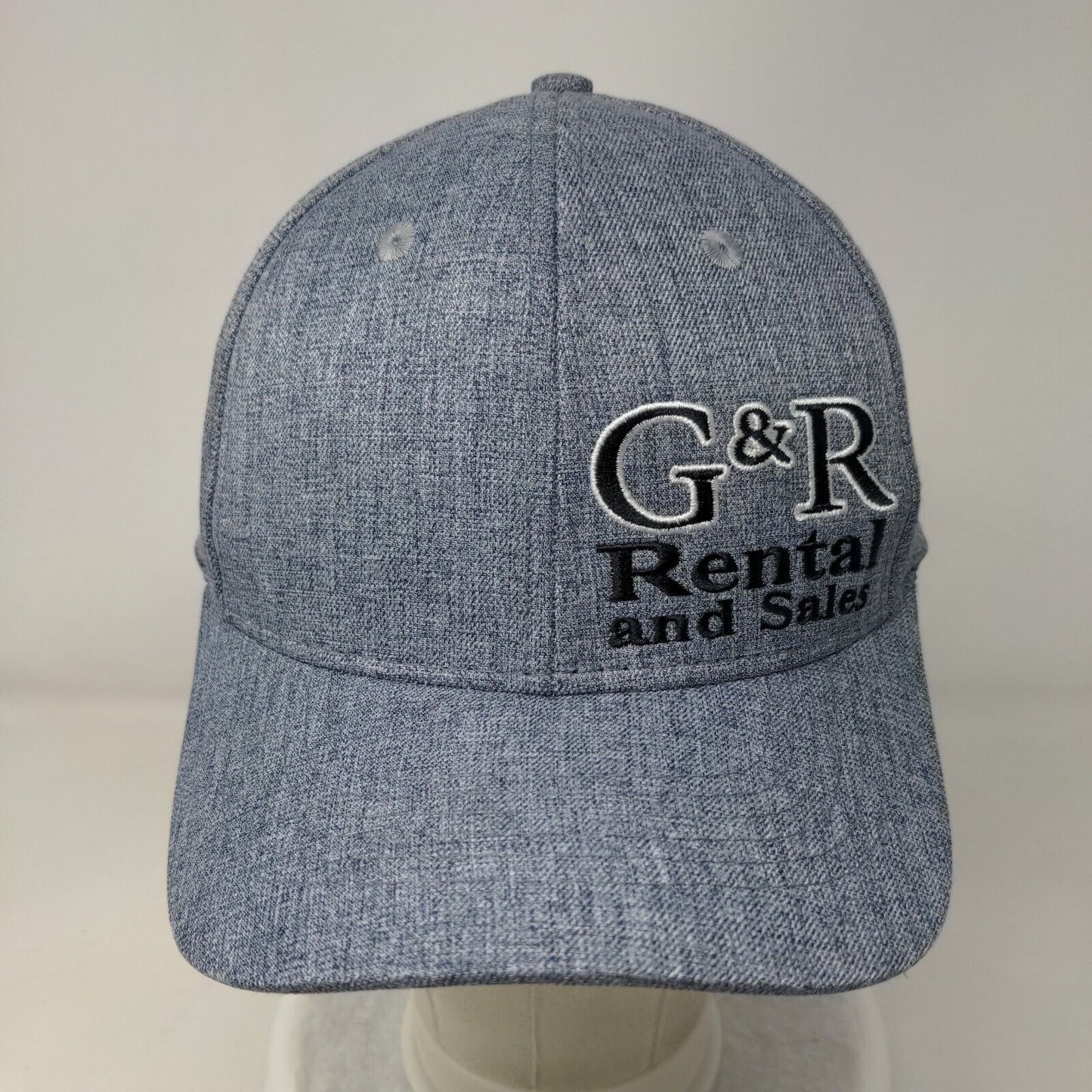 G&R Rental and Sales Strapback Hat Blue OSFA Adjustable Embroidered Vie Gear