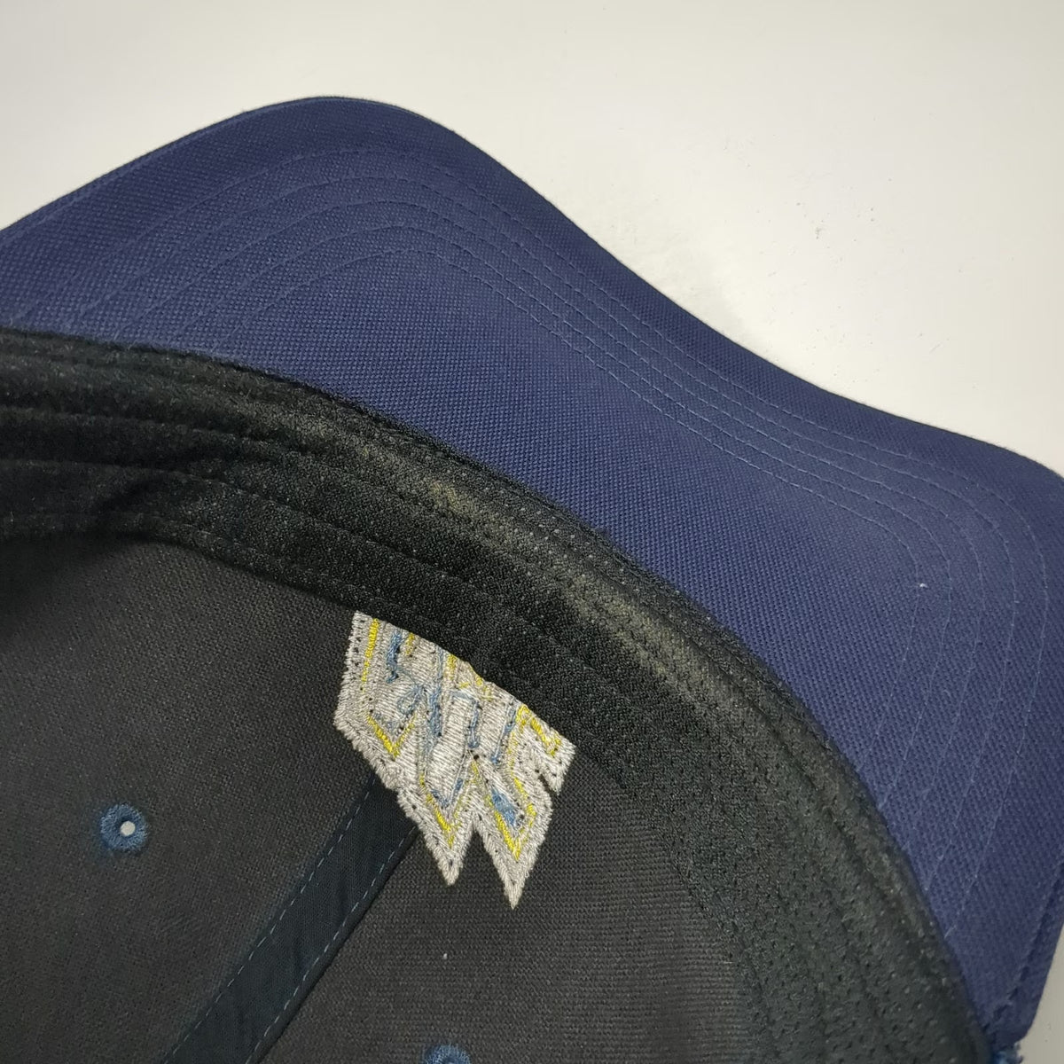 Carhartt Trucker Hat Blue One Size Mesh Snapback MC Logo Adjustable Workwear