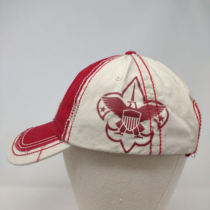 BSA Boy Scouts of America Strapback Hat Multi OSFA Colorblock 6 Panel