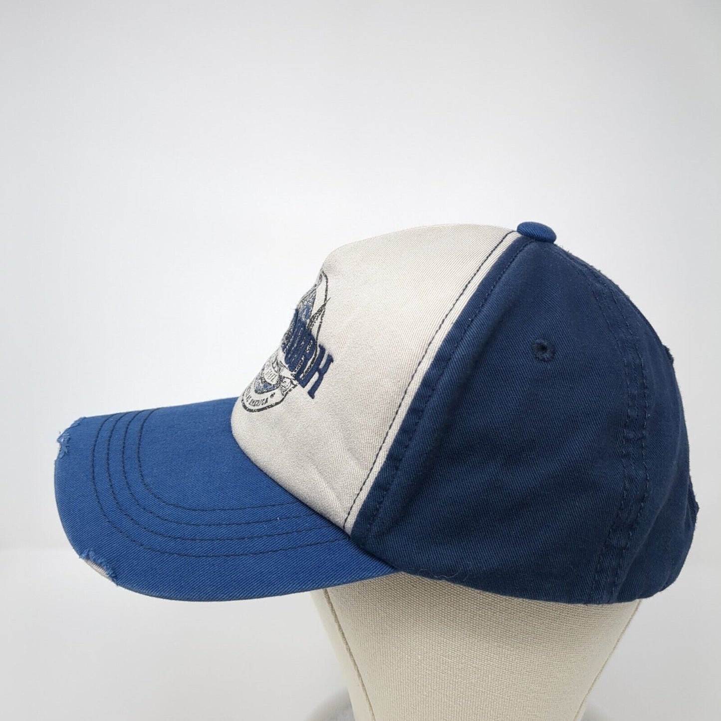 New York United States of America Strapback Baseball Cap Blue OS Adjustable