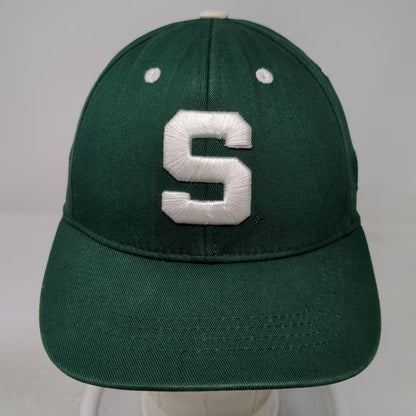 Michigan State Spartans NCAA Top of the World Fit Cap Green White One Size Hat