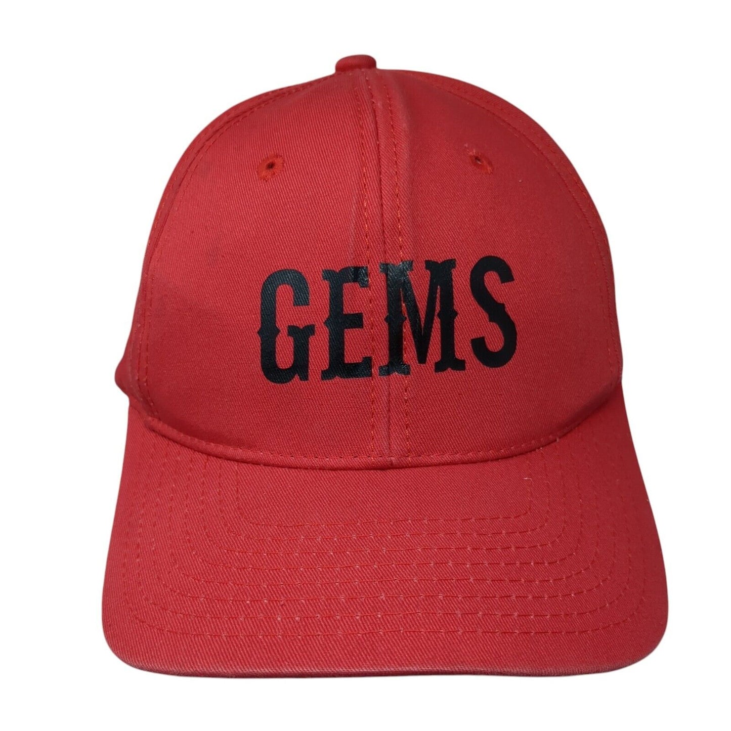 Gems Snapback Hat Red One Size Adjustable Veterans of Foreign Wars