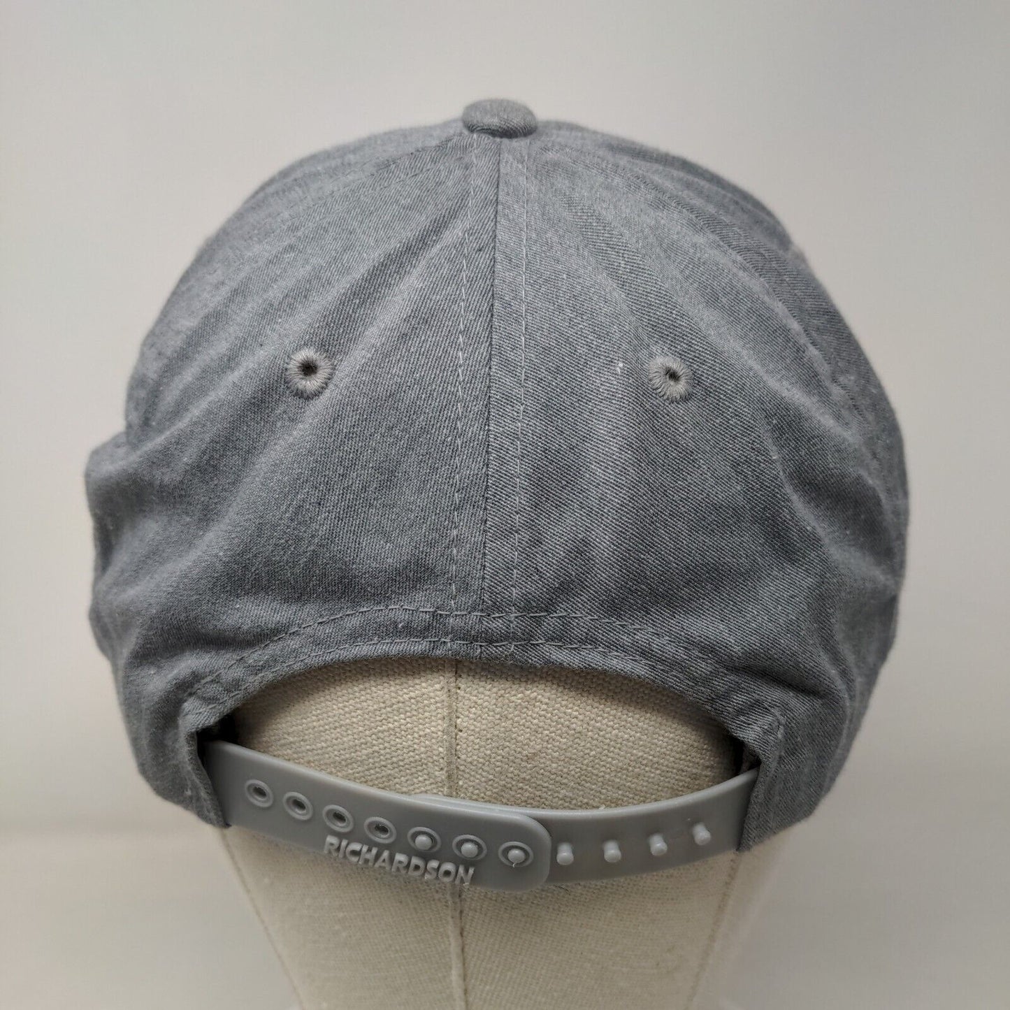 Gather Snapback Hat Gray One Size Adjustable Embroidered Richardson