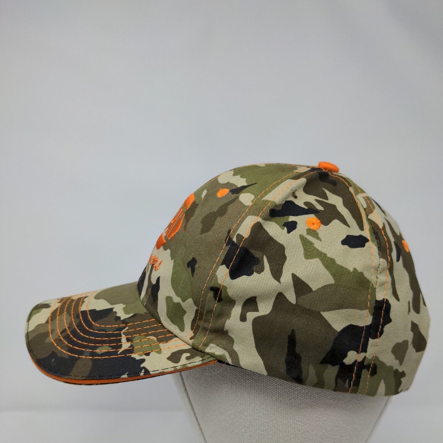 NAPA Outdoors Strapback Hat Camouflage OSFM Adjustable Embroidered Cotton