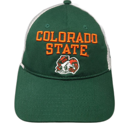 Colorado State Rams NCAA Under Armour Trucker Hat Green White Orange OSFM Snap