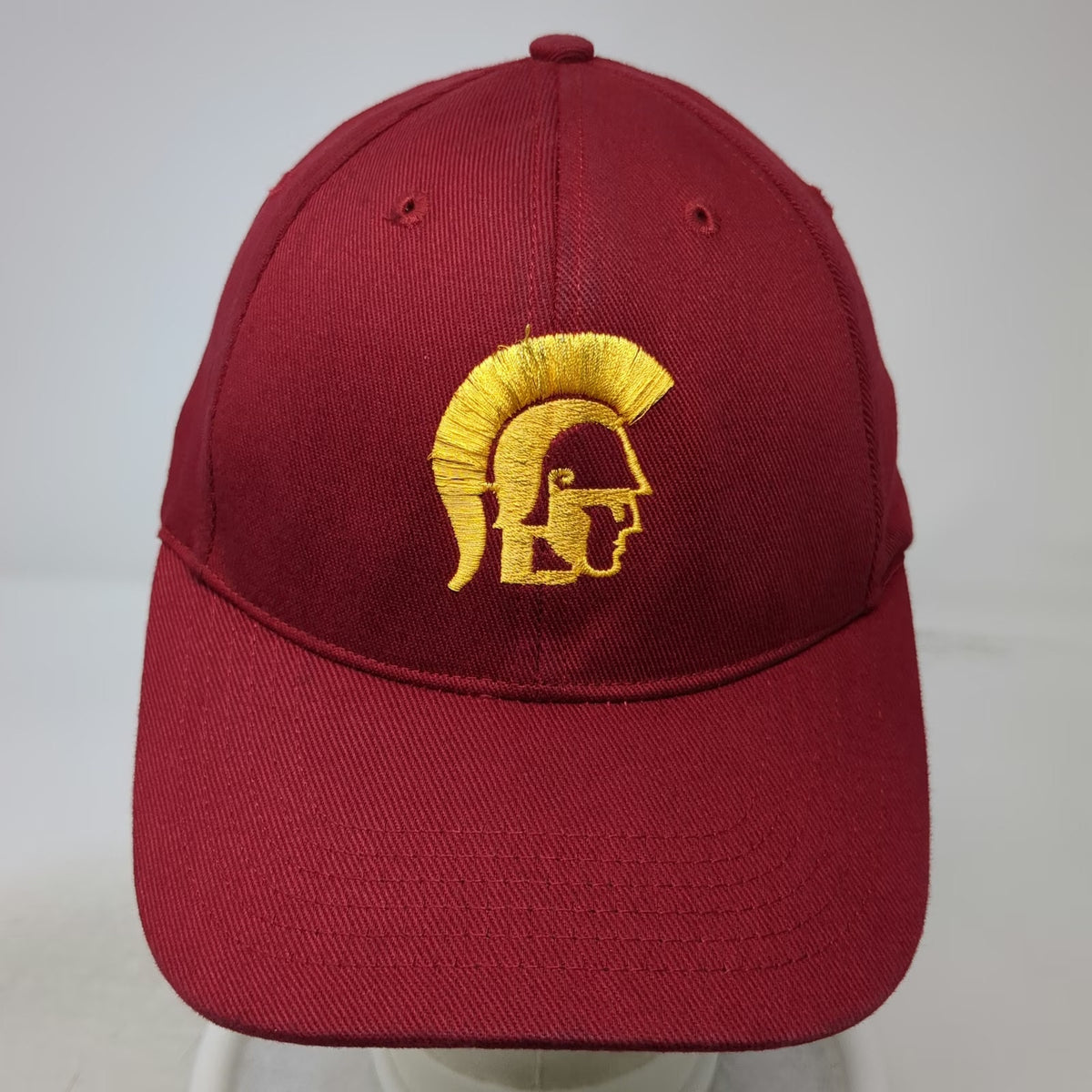 USC Trojans NCAA Team Red Cap L Flex Fit Band Embroidered Helmet Graphic Hat
