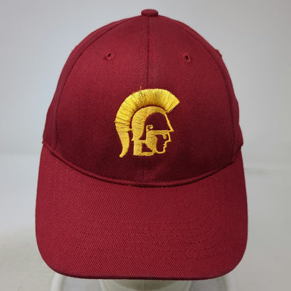USC Trojans NCAA Team Red Cap L Flex Fit Band Embroidered Helmet Graphic Hat
