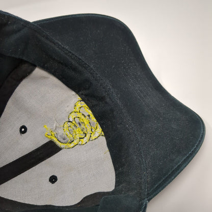 Dont't Tread On Me Starpback Hat Black OSFA Adjustable Embroidered Rothco Cotton