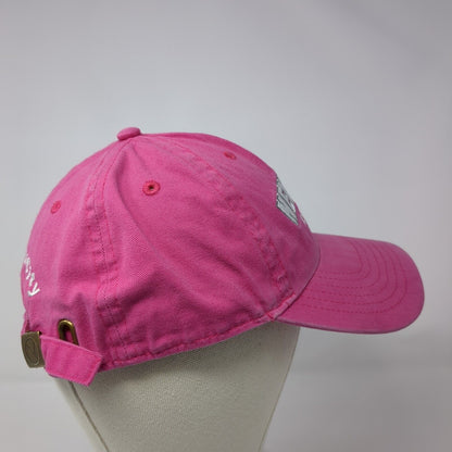New York Since 1625 Slideback Hat Pink One Size Embroidered Newhattan
