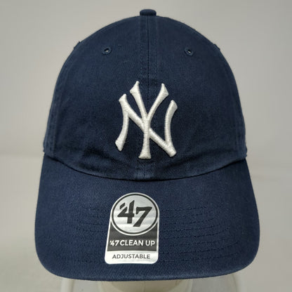 '47 New York Yankees MLB Blue OSFM Baseball Cap Adjustable Strap Clean Up Logo