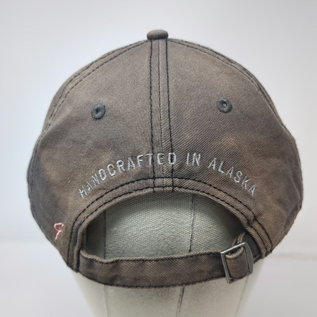 Alaskan Brewing Co Baseball Cap Gray One Size Juneau Amber Beer Boat Patch Hat