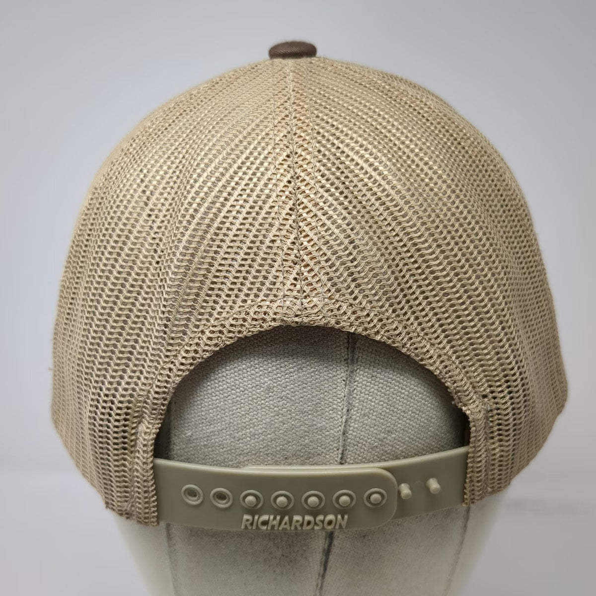 Richardson Trucker Hat Brown One Size Full Draw Deer Antler Mesh Snapback Hat